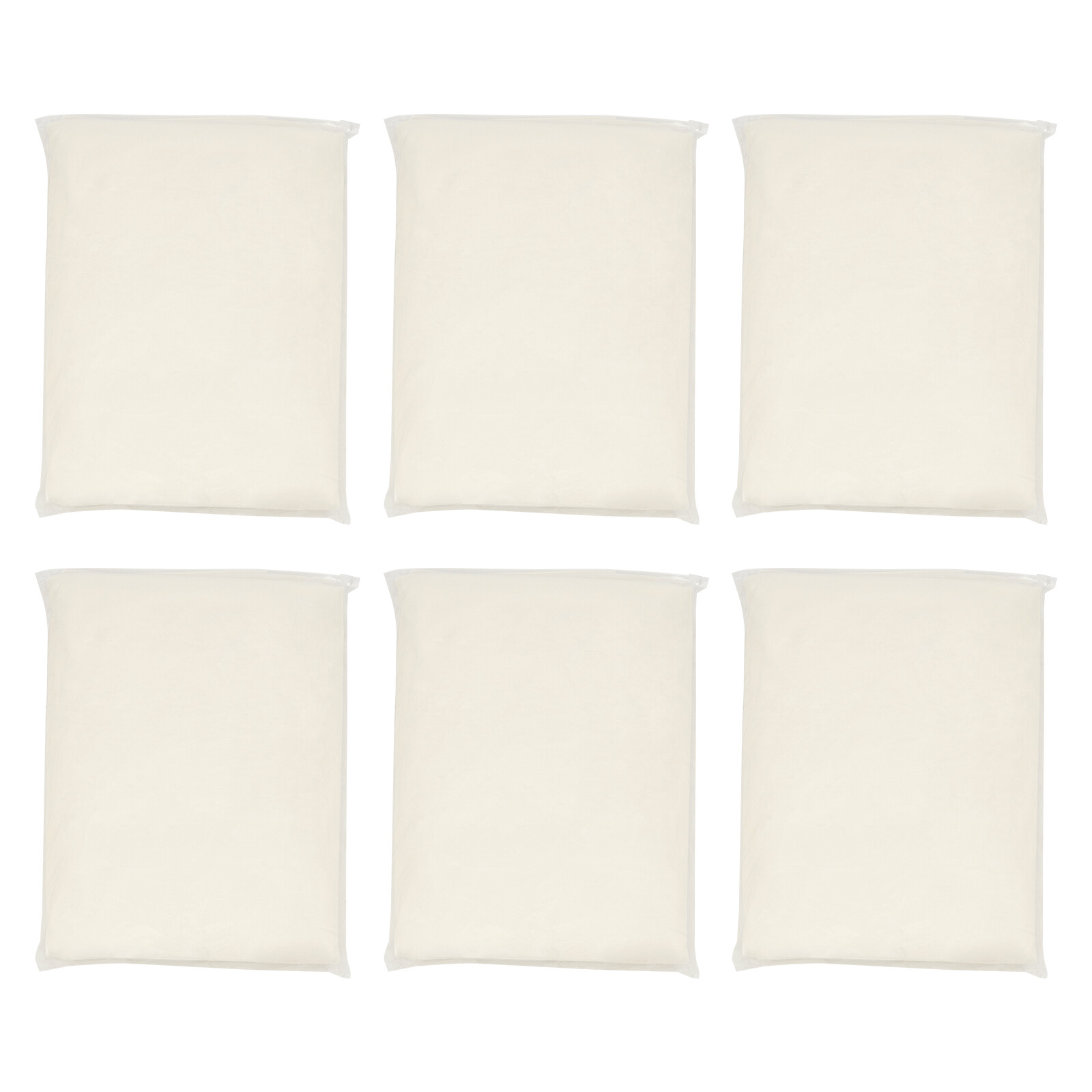 Beige Chiffon Ceiling Drapes 6 Panels 5 × 30 Ft Rod Pocket for Wedding