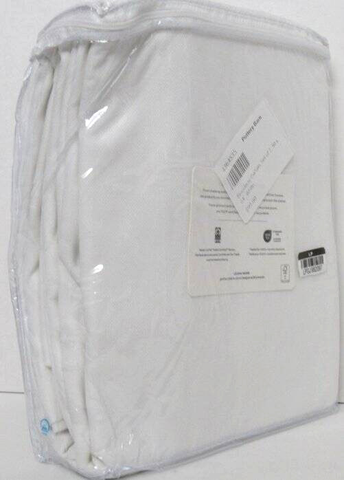 Pottery Barn Broadway Light filtering Curtains Set/2, 50″ x 84″ White NWT