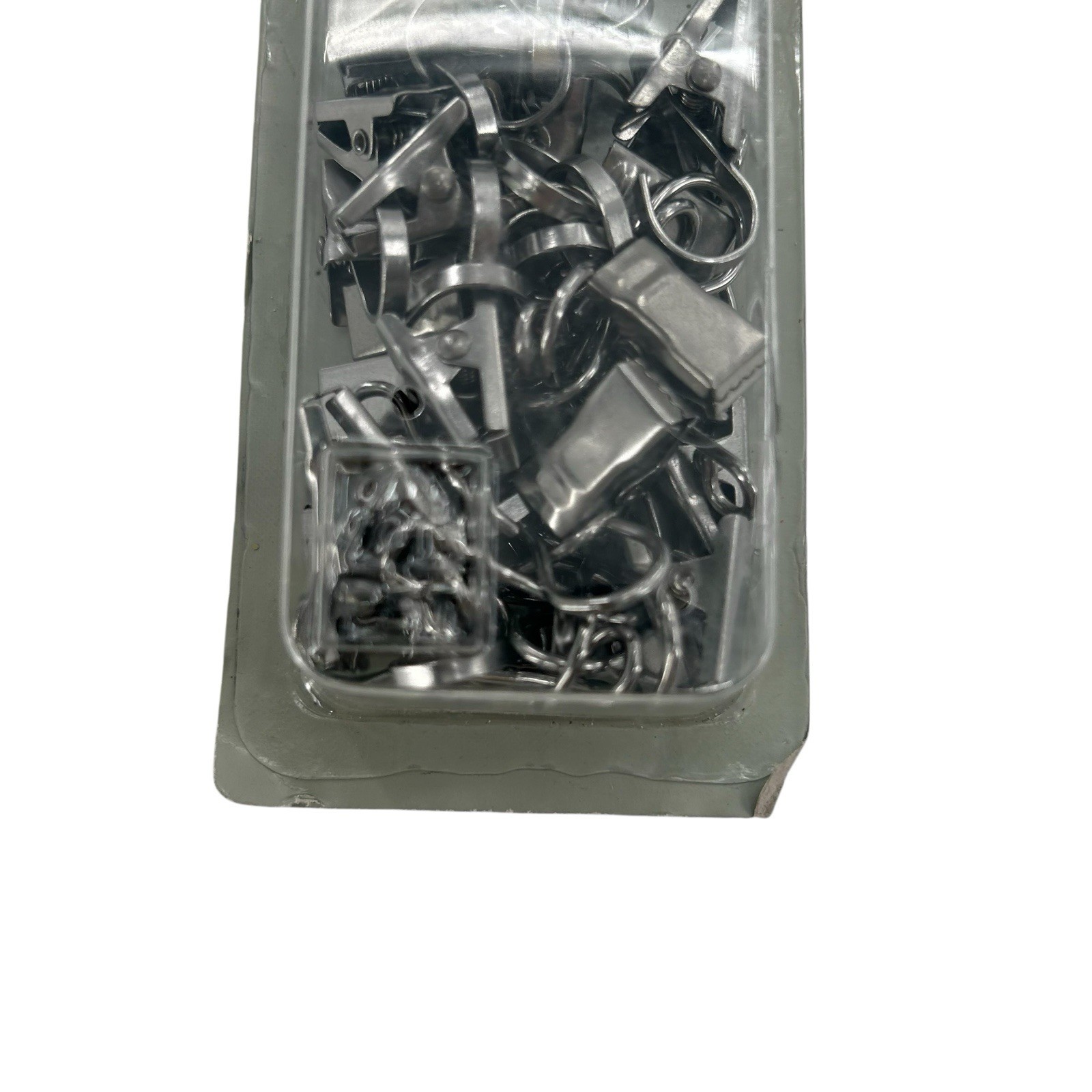 24 NEW in Package- Ikea Dignitet Curtain Wire Stainless Steel Clips 200.759.47