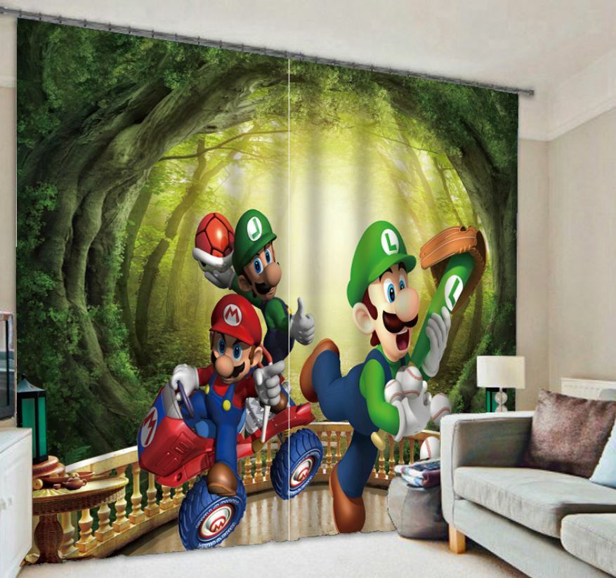 Super Mario Curtains