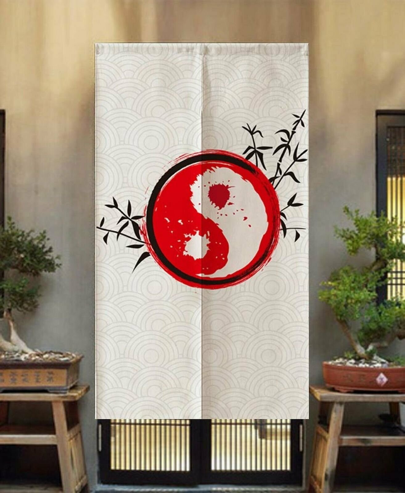 TJ Global Japanese Noren Doorway Curtain/Tapestry for Home or Restaurant – 33…