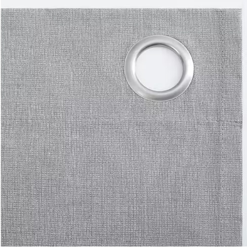 Sun Zero Duran Blackout Grommet Top Single Curtain Panel Gray 50in x 84in L