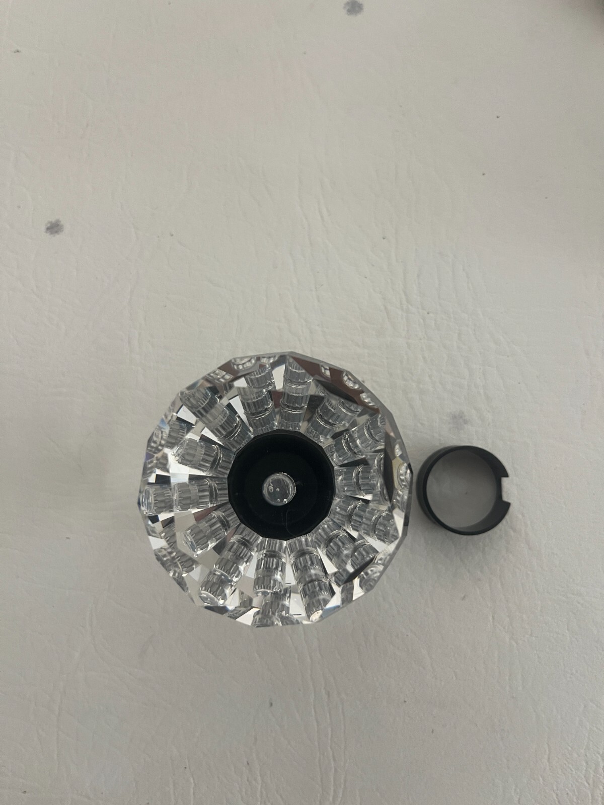 Matt Black Crystal Finial