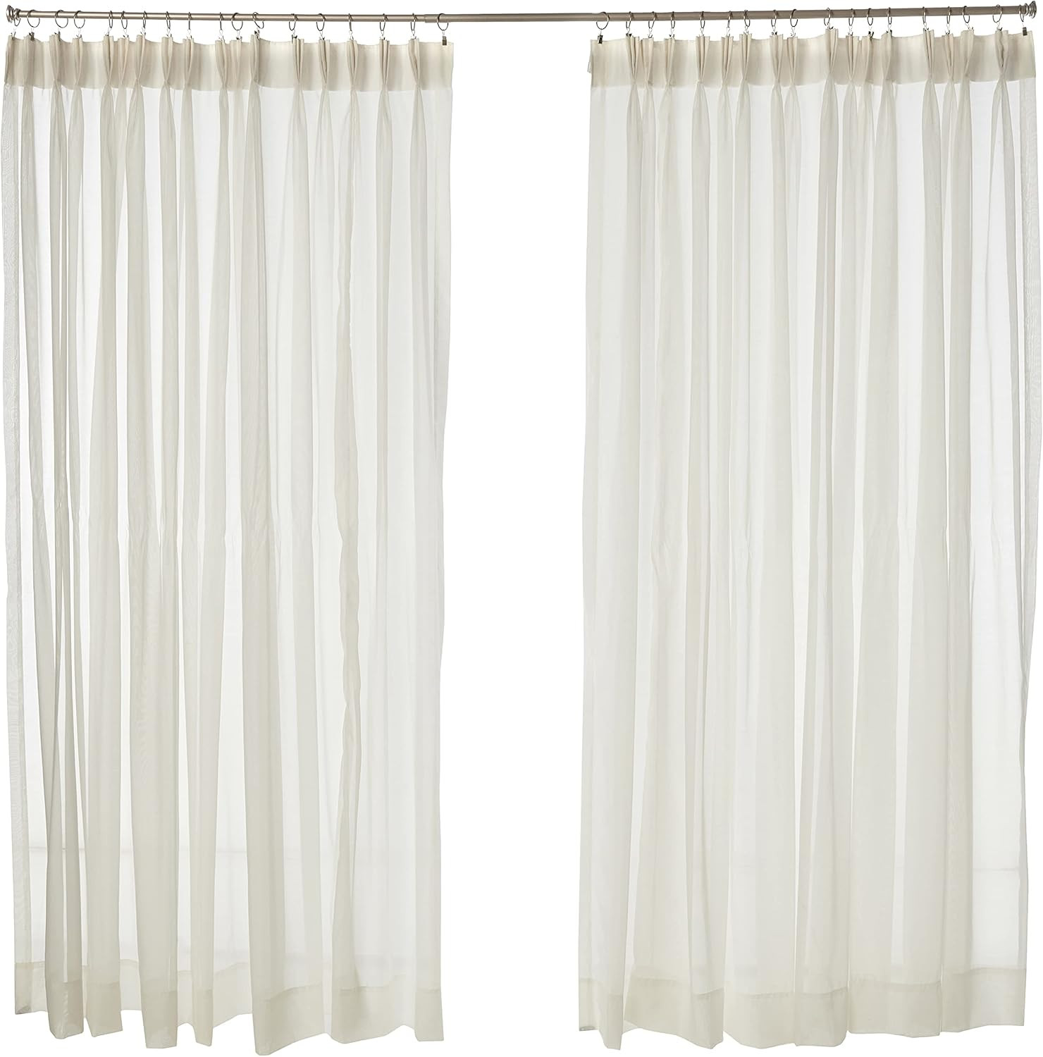 Style Master Splendor Pinch Pleated Drapes Pair, 2 of 60″ by 84″, Beige