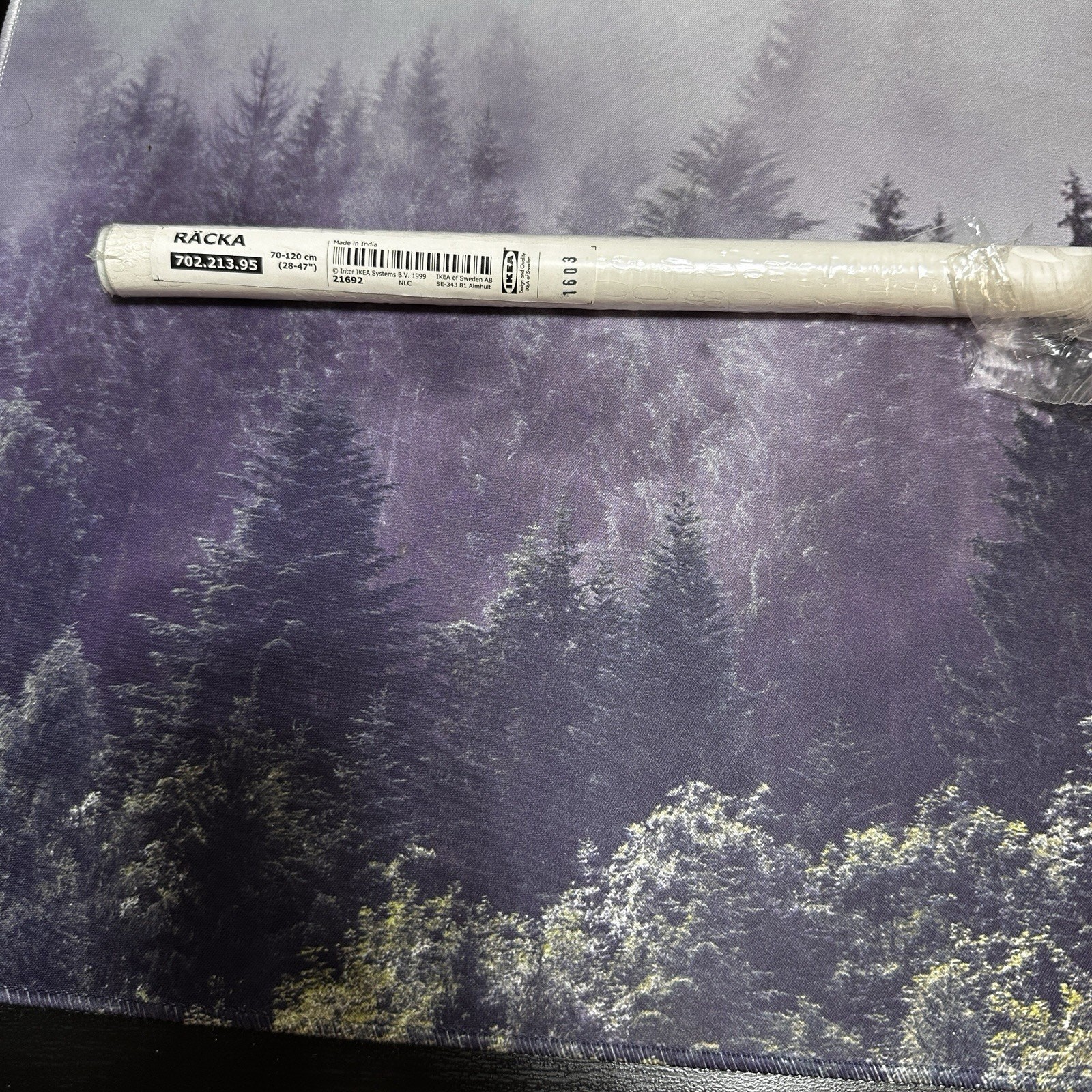 IKEA RACKA White Adjustable Curtain Rod 28-47in 70-120cm NEW 702.213.95