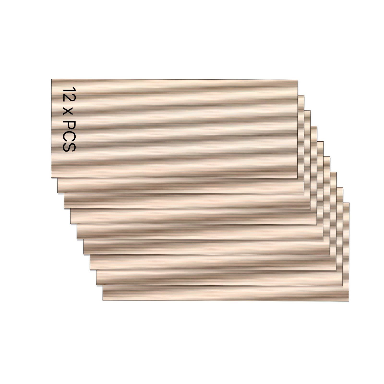 Corrugated Polycarbonate Roof Panels (12 Pcs, 5’x2′) for Greenhouses & Gazebos