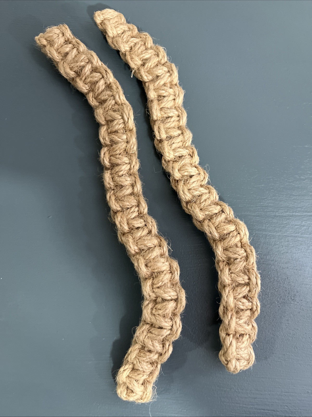 Curtain Tiebacks Twists Jute Rope Holder Clips 2 In Set Beige Adjustable