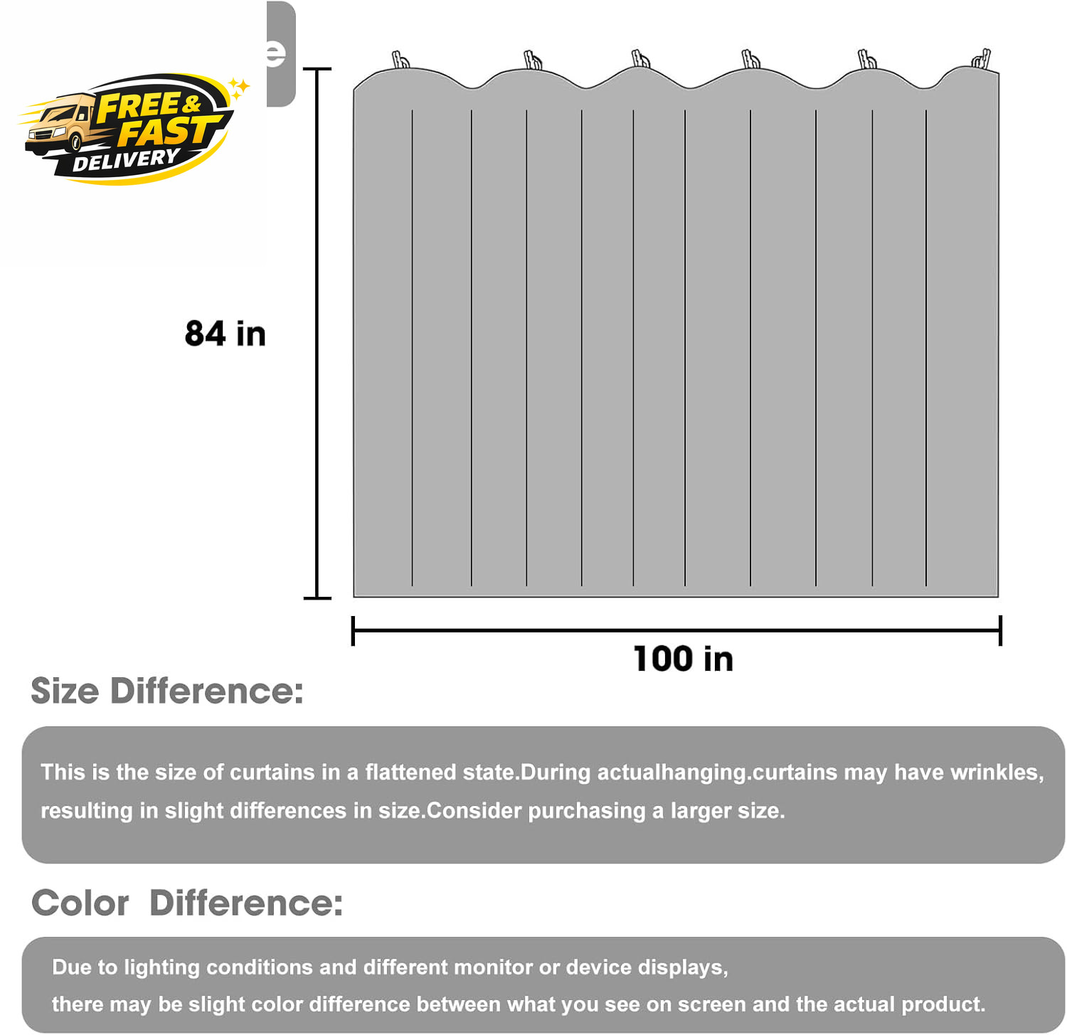 Room Divider Curtains, Blackout Ceiling Track Curtains with Hooks Wall Dividers