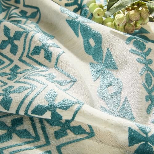 Curtains 108 Inches Long 2 Panels Sets for 52″W x 108″L (Pack of 2) Teal Blue