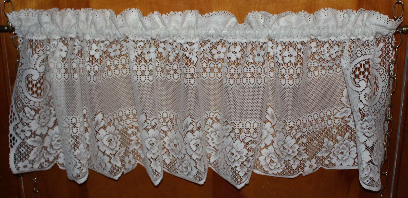 Heritage Lace Off White cream Window Valance 60″ Wide
