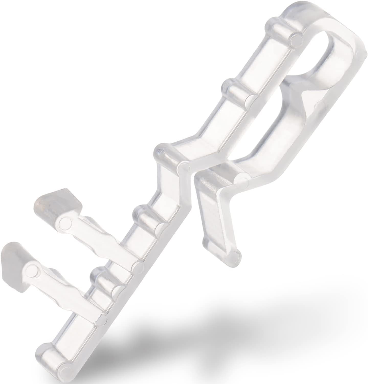 Valance Clips for Blinds 2 Inch Hidden Channel Window Blind Clips Clear Plastic_