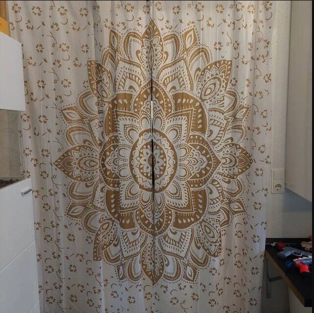 Indian Mandala Tapestry Curtains drapes Wall Hanging Valances Home Décor Curtain