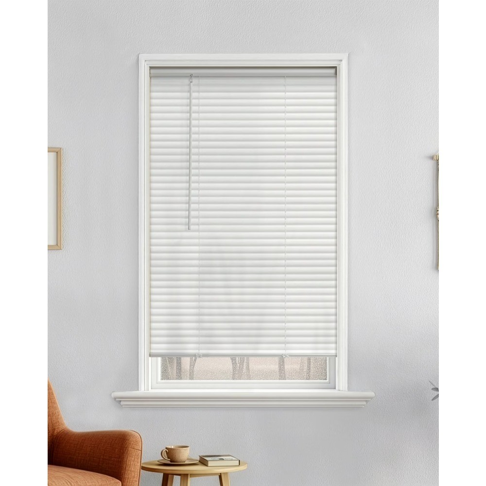 Cordless Light Filtering Vinyl Blinds 1 Piece 47 Inches Wide x 64 Inches Long