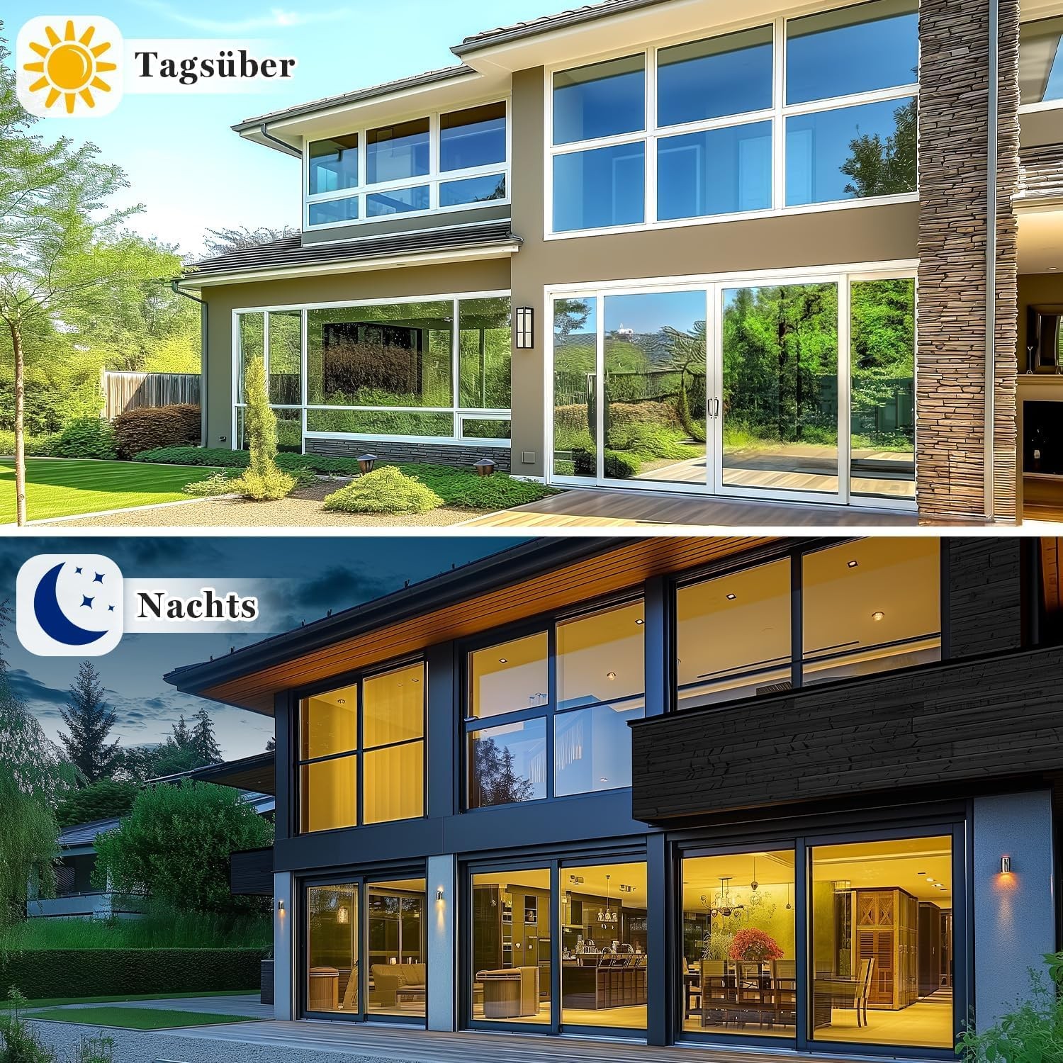 Mirror Film Window Film Opaque Outdoor Privacy Film Window UVSc…