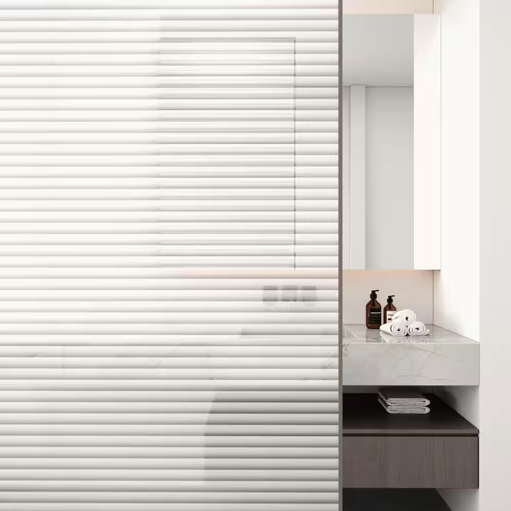 23.6 In. W X 78.7 In. L Decorative and Privacy Window Film, No Glue Self Static