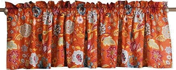 Greenland Home Fashion Astoria Window Valance With 2″ header 3″ rod pocket – …