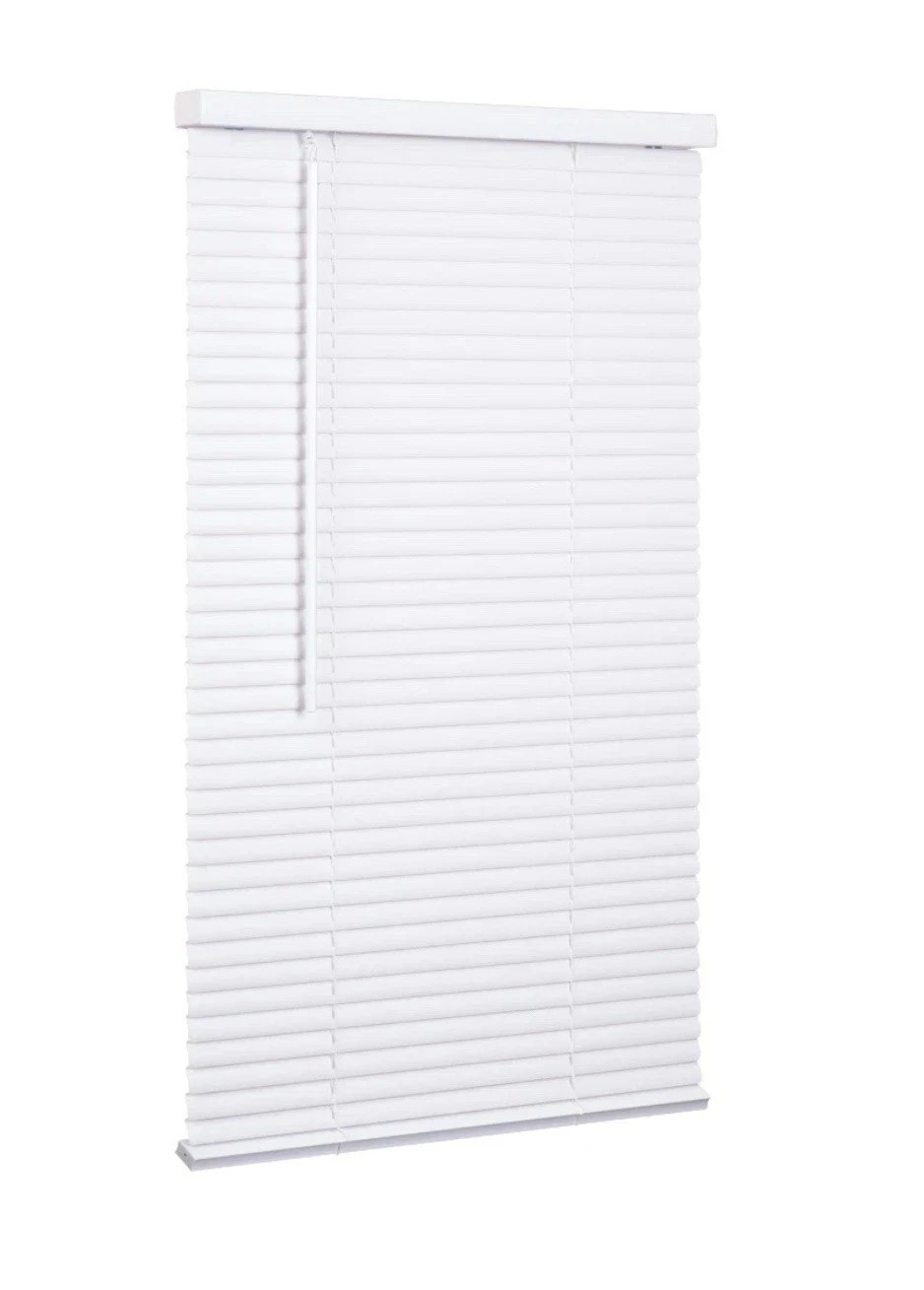 Lotus & Windoware Cordless 1” Vinyl Blind White 11×72 New Open Box