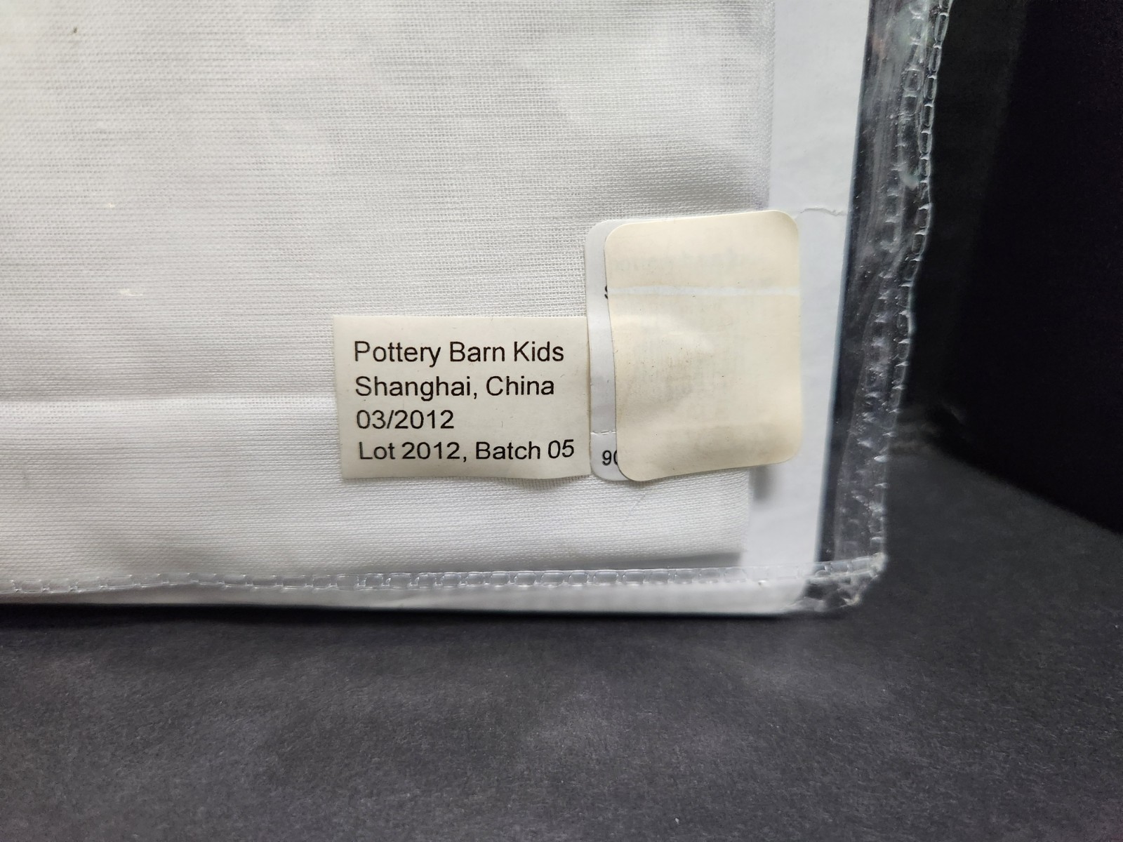 Lot 2 Pottery Barn Kids Gingham Daisy Tab Top Window Sheer Curtain 66″ L 44″ W