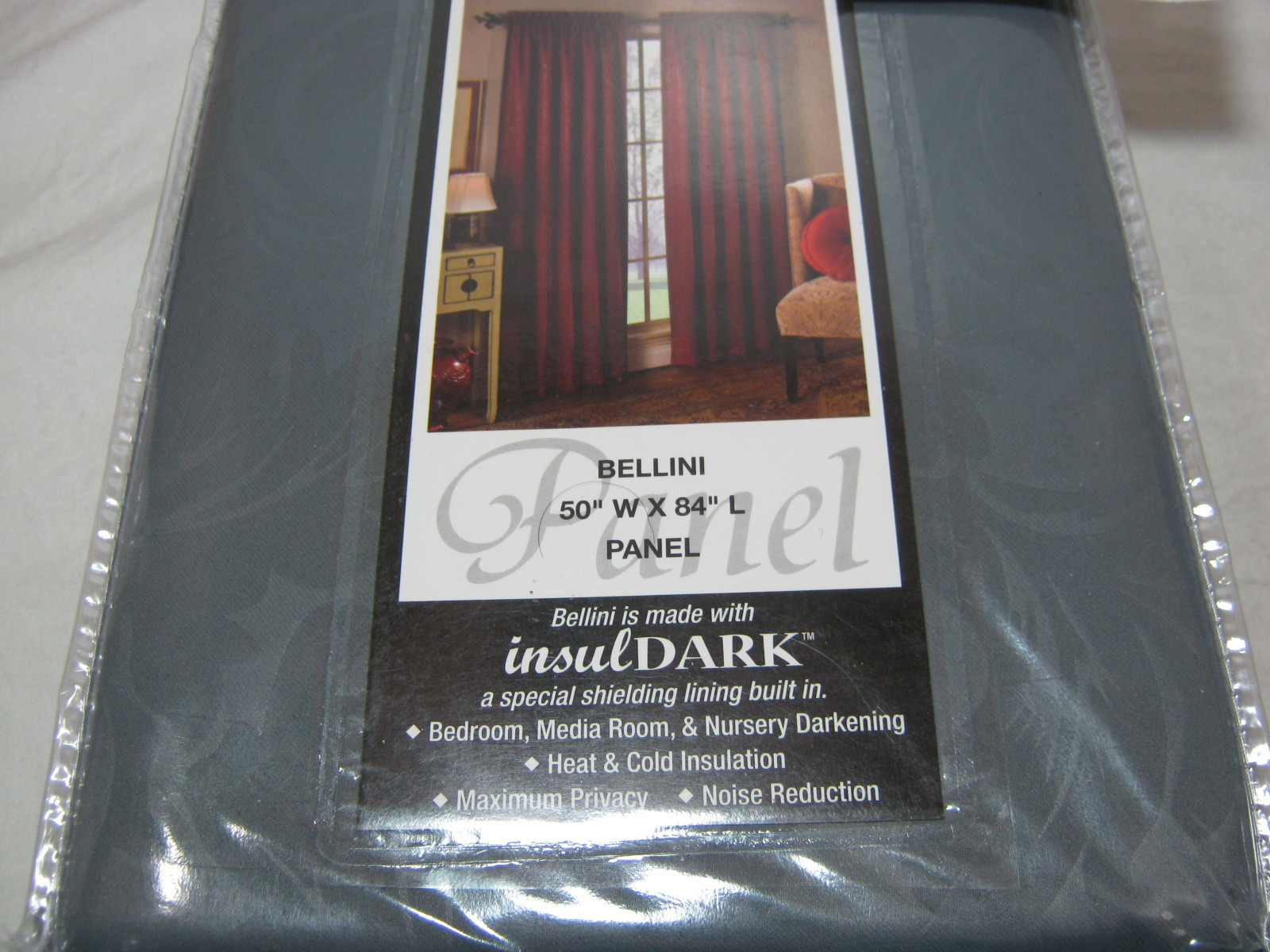 New Beacon Looms Simply Perfect Bellini Insuldark Window Panels 2(50×84) Blue