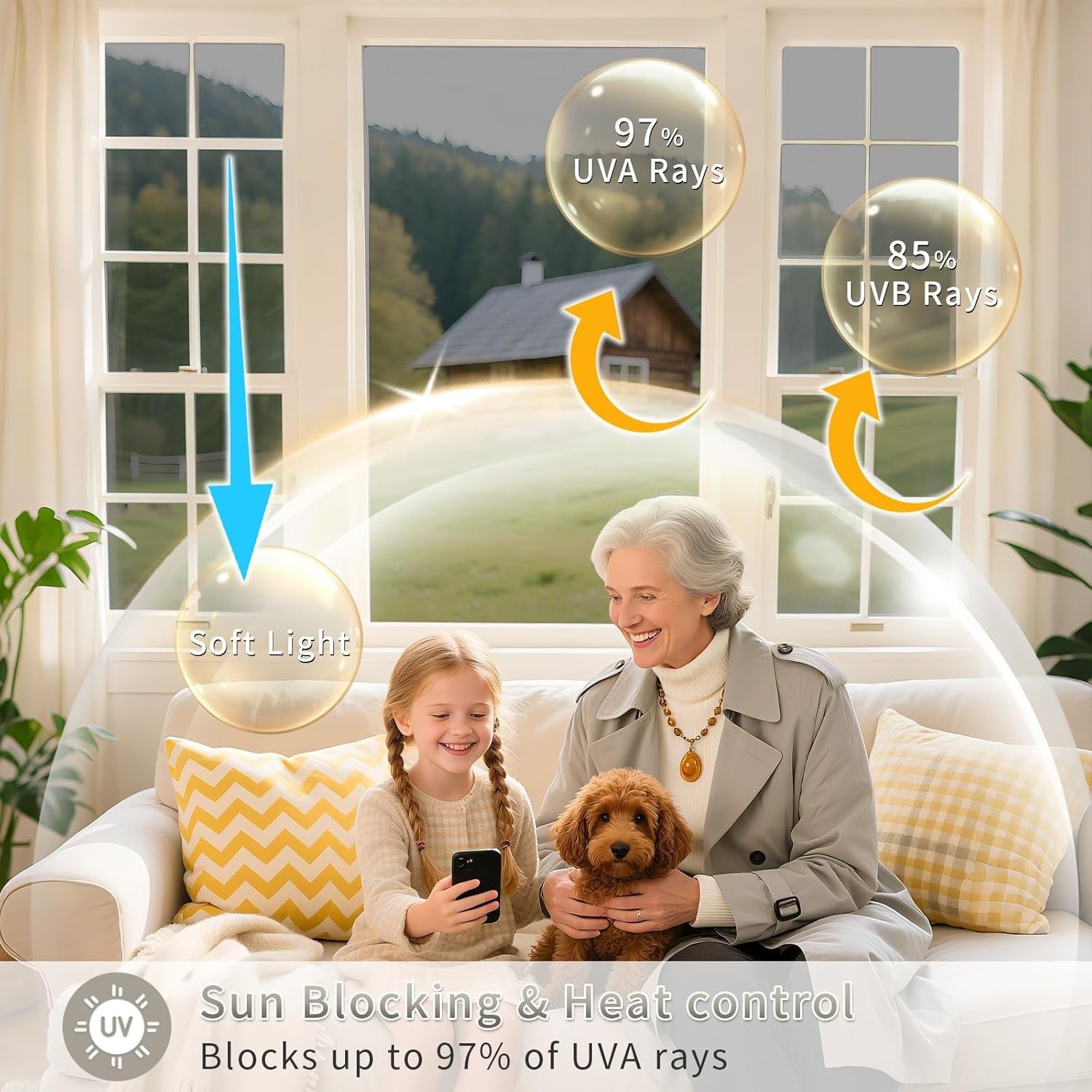 One Way Privacy Window Film Mirror Window Tint for Home Daytime Privacy Heat …