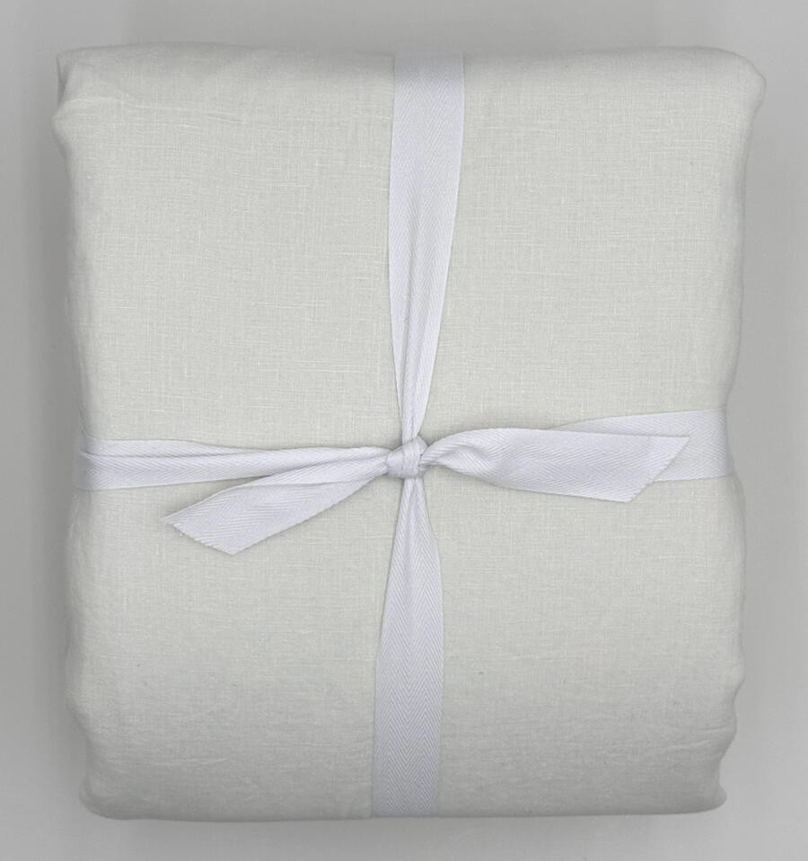 Pottery Barn Classic Belgian Flax Linen Drape BLACKOUT 100 x 84 Classic Ivory