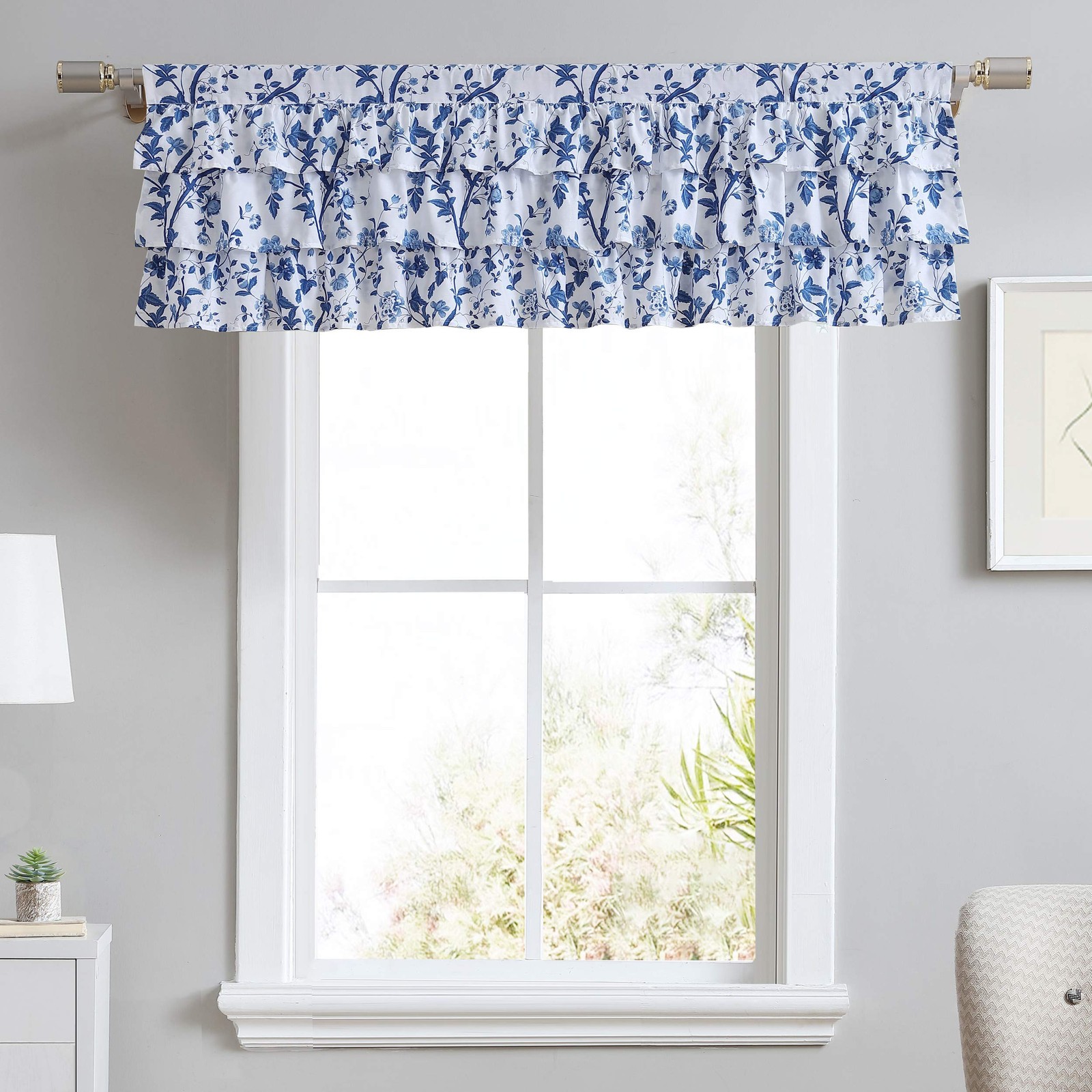 Home Cotton Valance, Stylish and Lightweight Window Decoration for Home D…