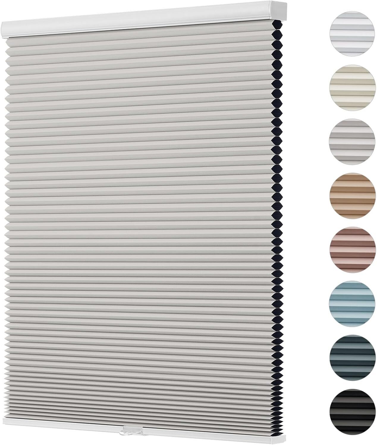 Changshade CUSTOM 38mm Honeycomb Blackout Window Blinds Cordless Cellular Shades