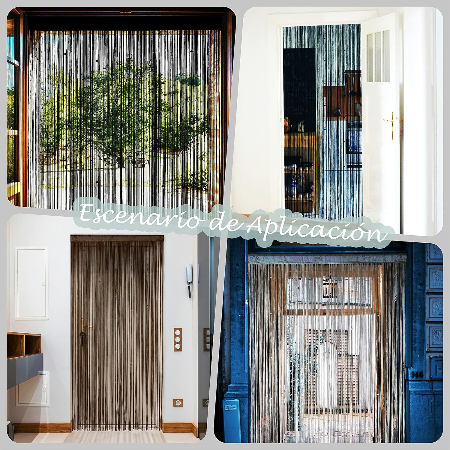 Beaded Curtain Door String Curtains for Doorways Tassels Beads Hanging Fringe Hi