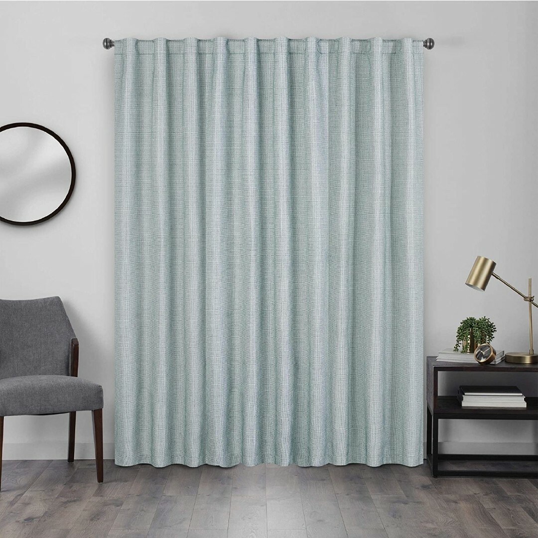 Eclipse Walken Seafom Rod Pocket Curtains One Single Panel 40 x 95