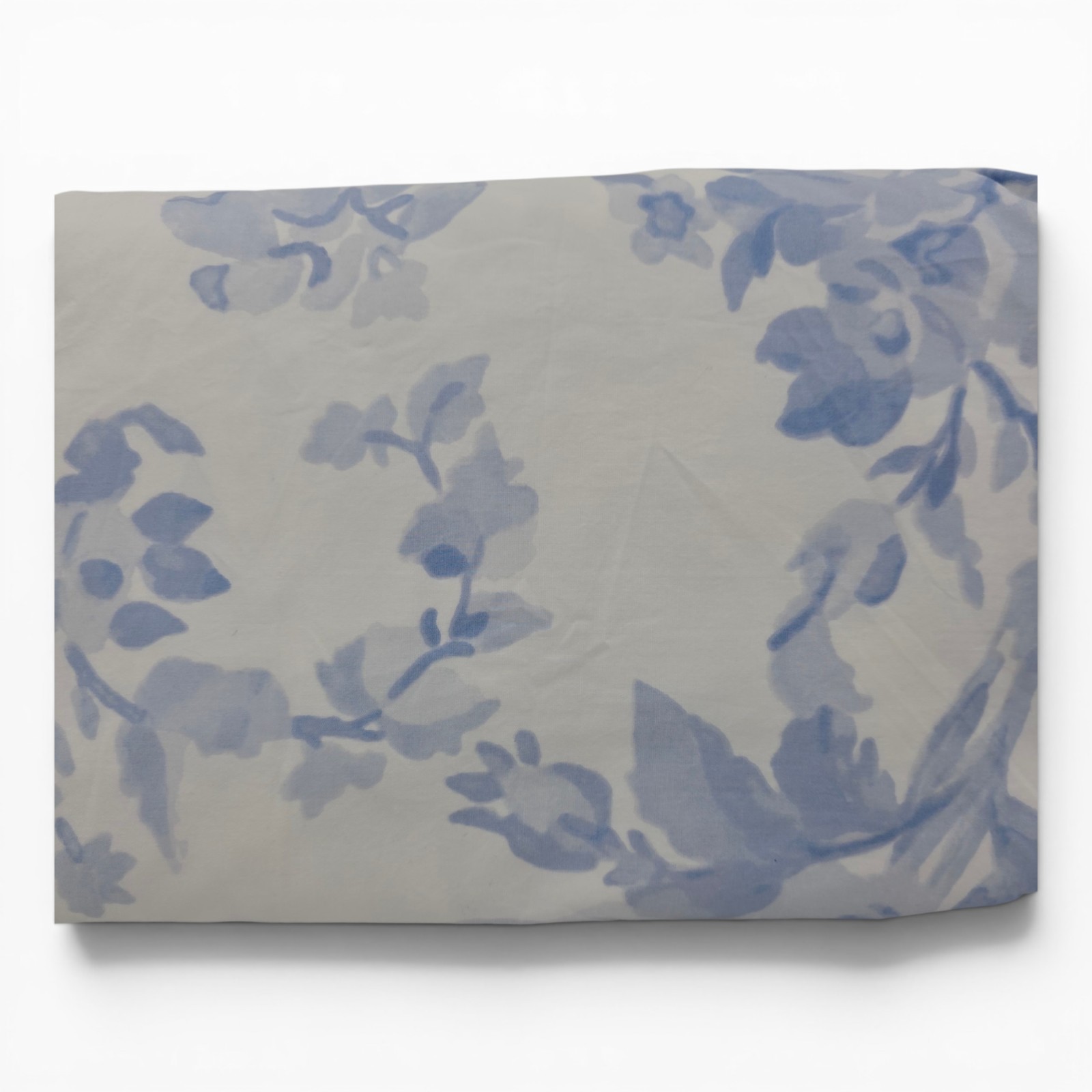 Pottery Barn LoveShackFancy Garden Damask Smocked Curtain One 52×84 Blue New