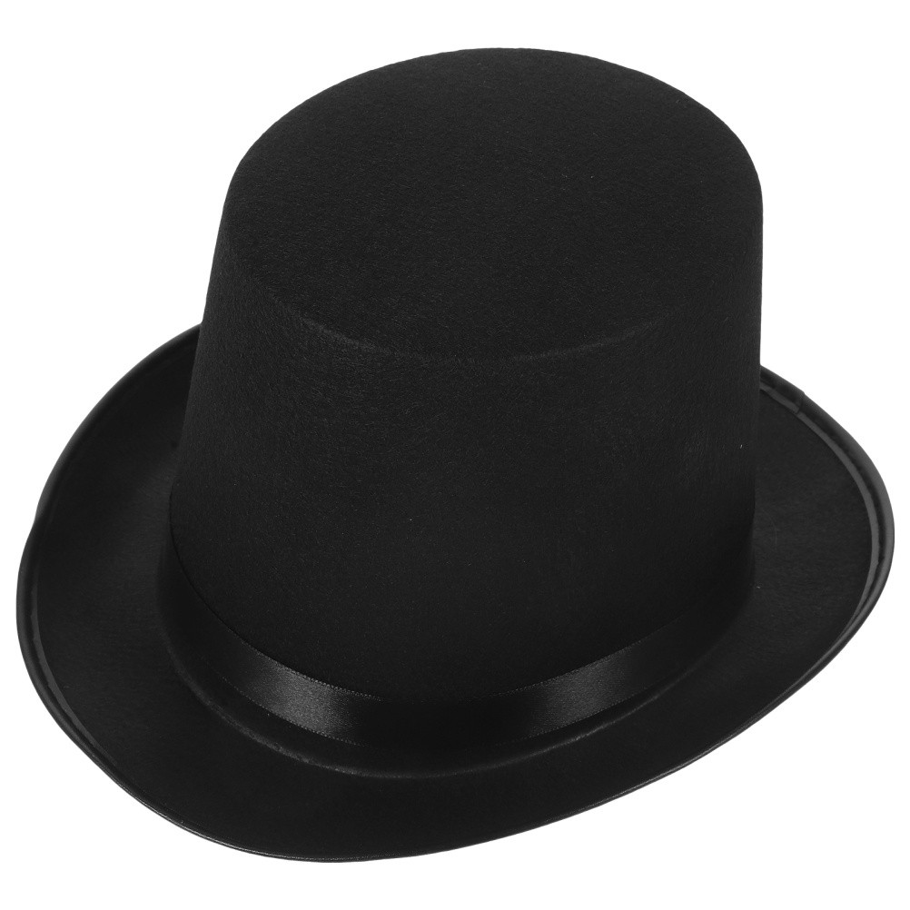 Magician’s Hat Hats Magician Costume Party Dress Up Accessory (Black)
