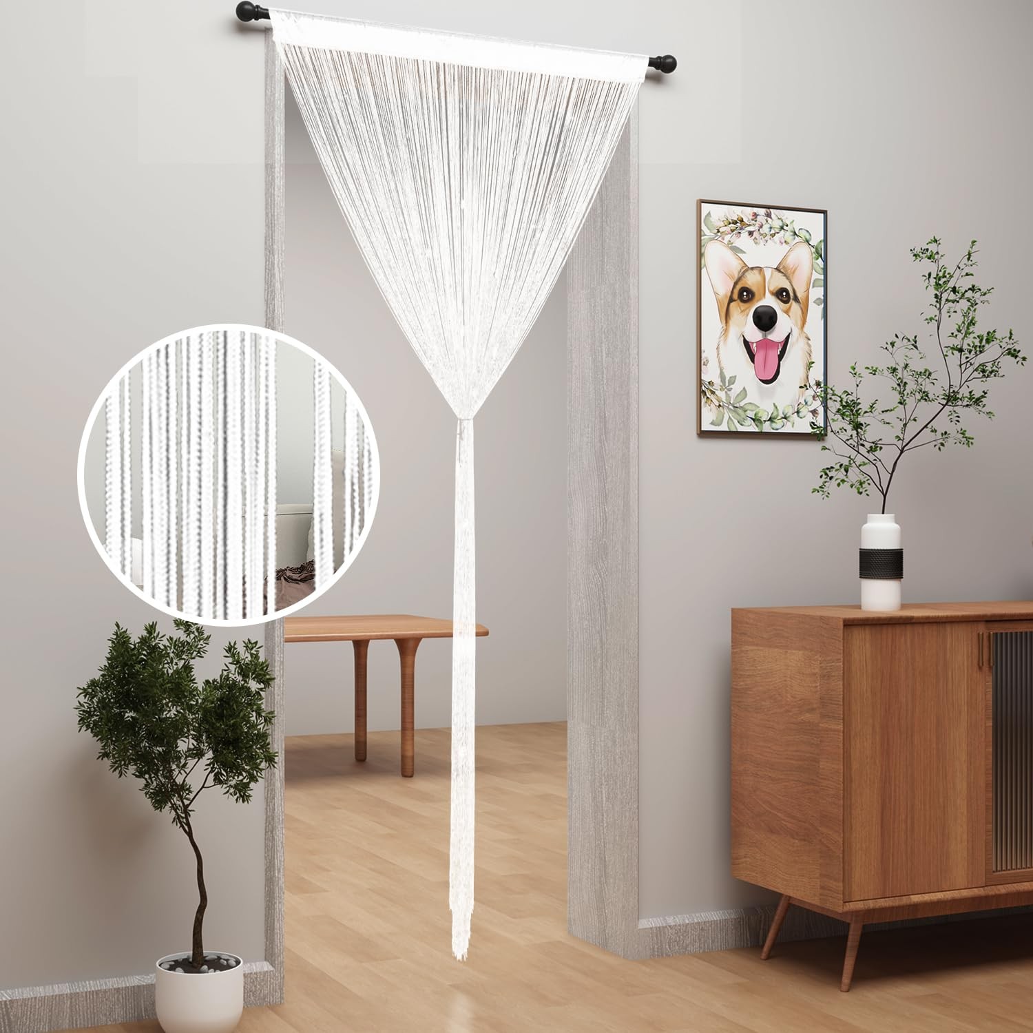 Door String Curtains Fringe Door Curtains for Doorways Window Room Decoration…