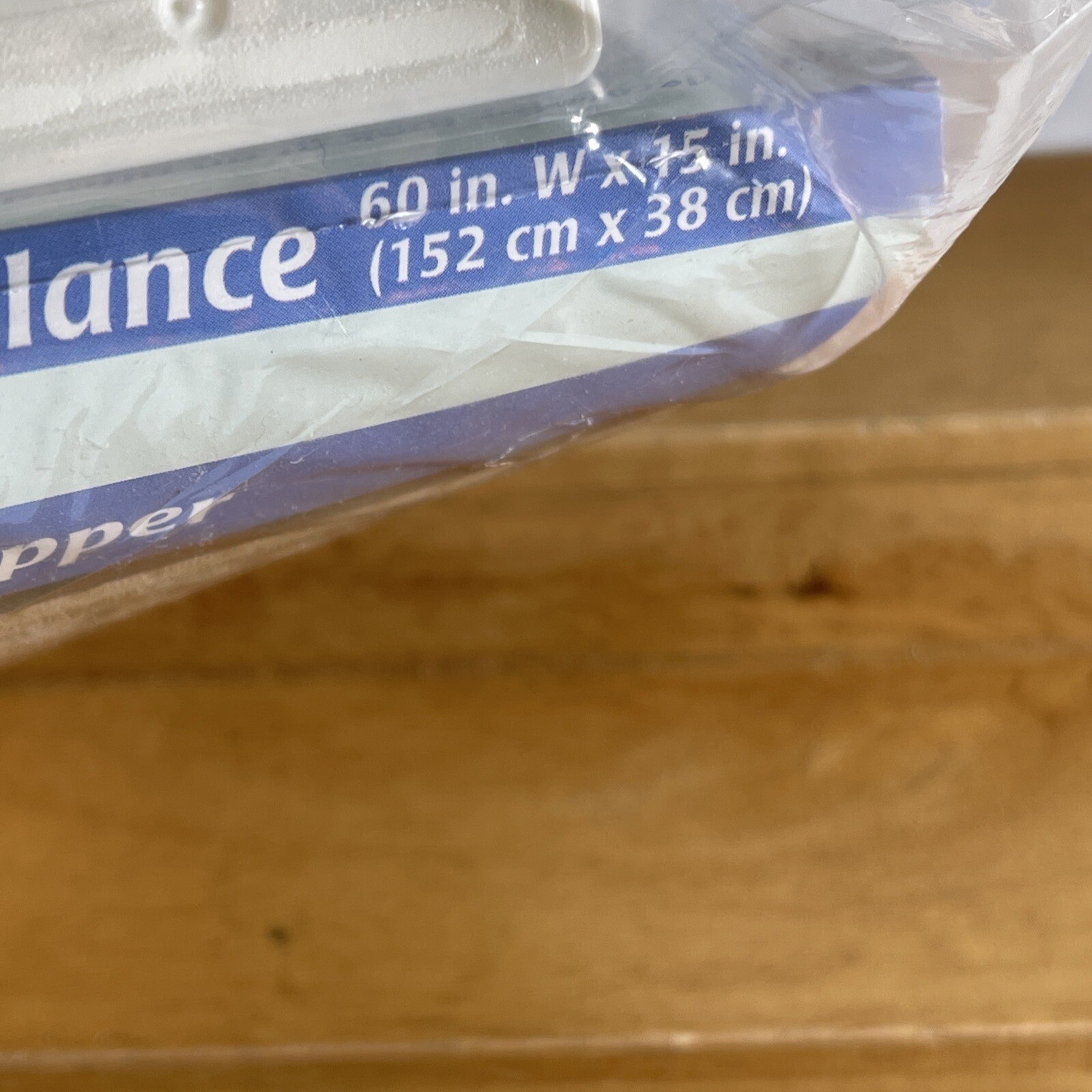 NEW OLD STOCK Valance Curtain Topper 60” X 15” IVORY ROSE AIRBRUSHED LACE #6202