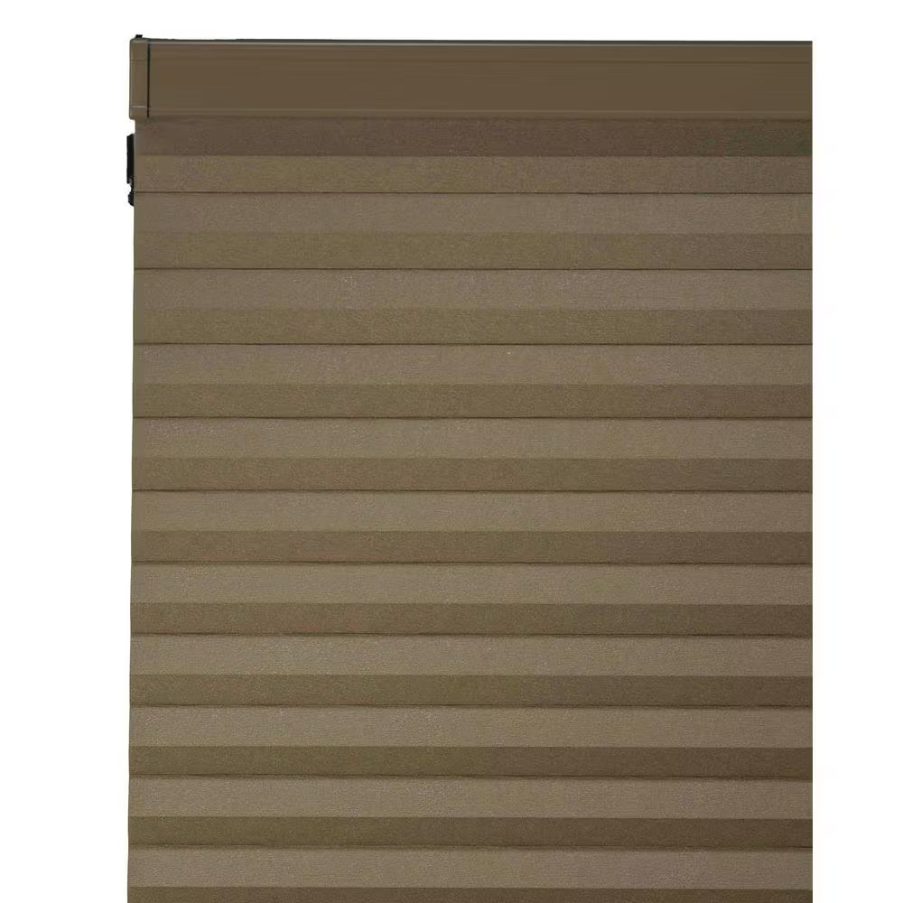 Cut-To-Size Barnwood Cordless Blackout Insulating Polyester Cellular Shade 34 In