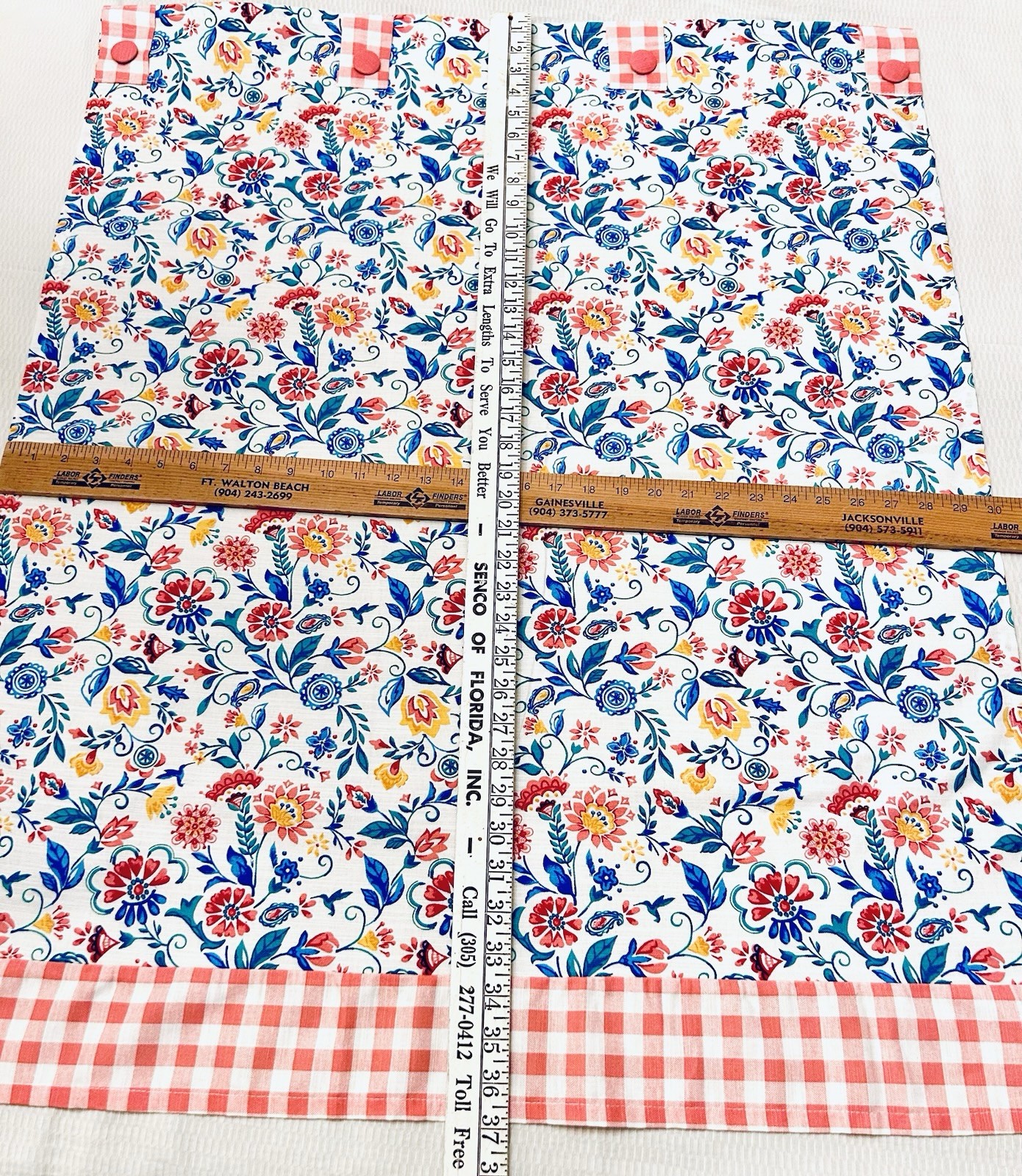 Pioneer Woman Mazie Cafe Curtains Set 4 Panels 30×36 Country Kitchen Granny Core