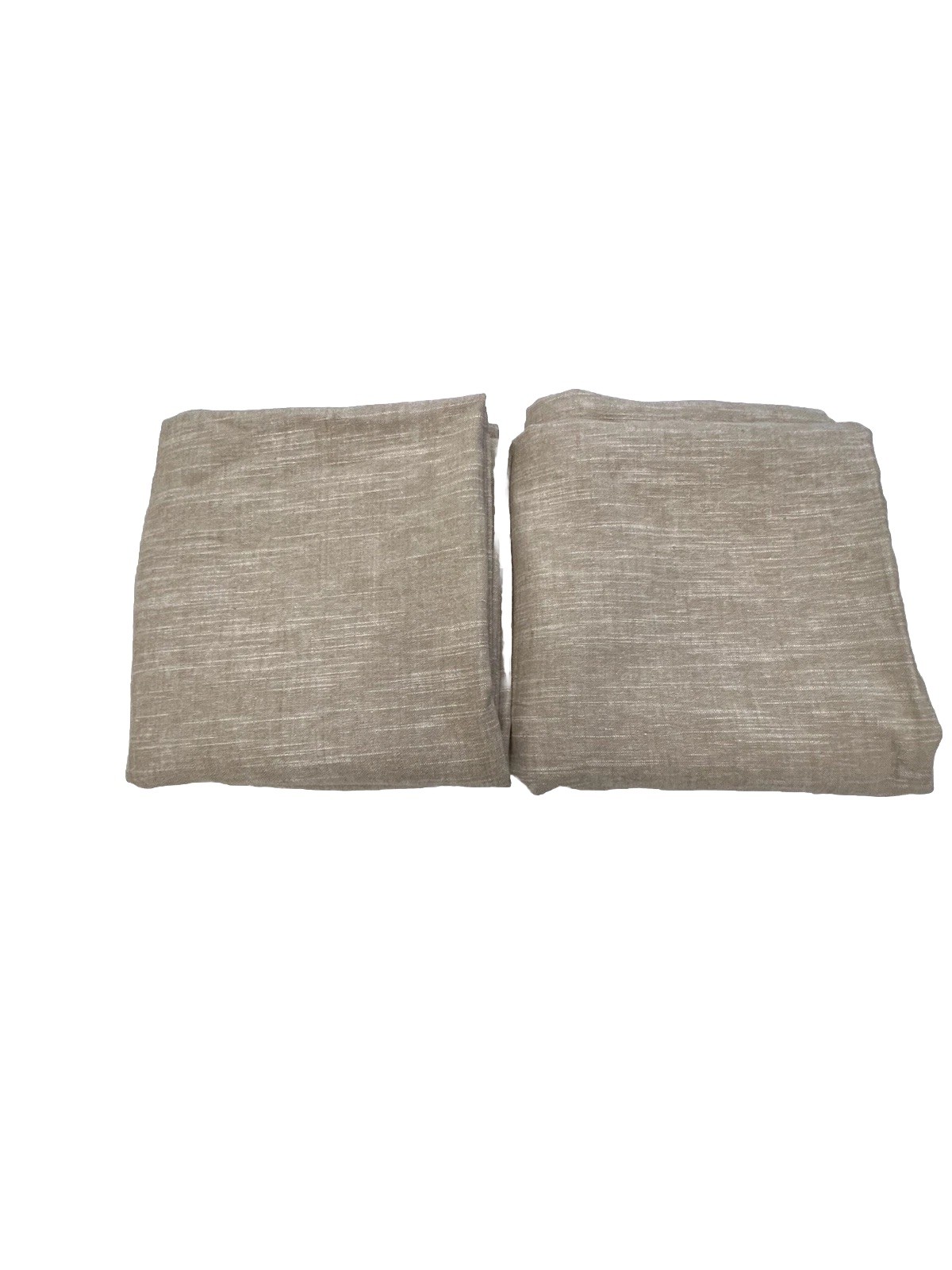 Pottery Barn Emery Linen Blackout Drapes Set of 2 Oatmeal 49×96 Curtain Panels