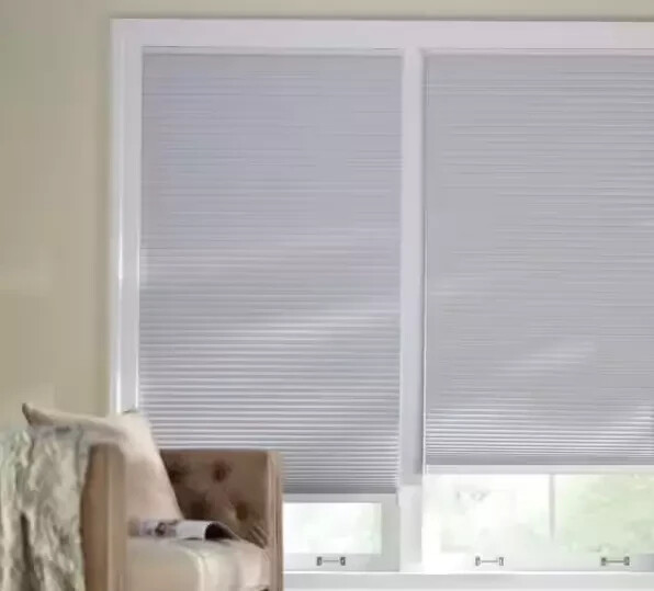 Shadow White Cordless Blackout Cellular Shades – 30.5 in. W x 48 in. L