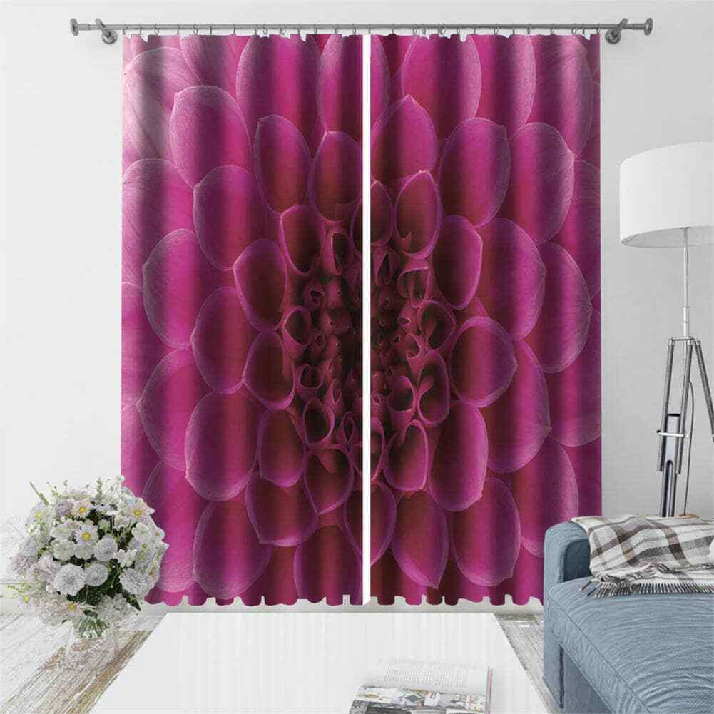 bouquet of roses rolled on paper Printing 3D Blockout Curtains Fabric Window