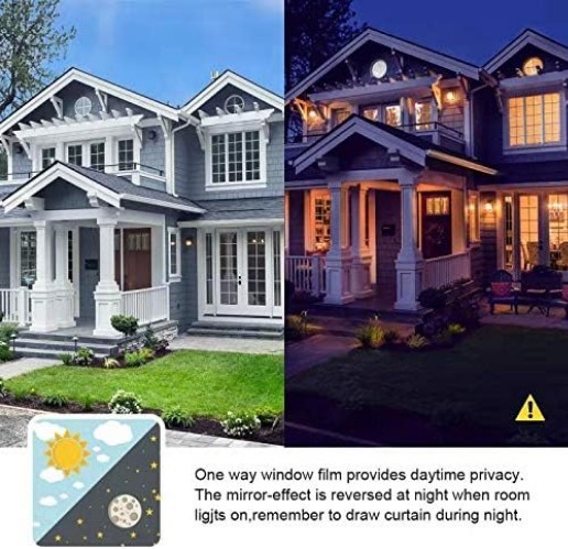 One Way Privacy Window Film Mirror Window Tint for Home Daytime Privacy Heat …