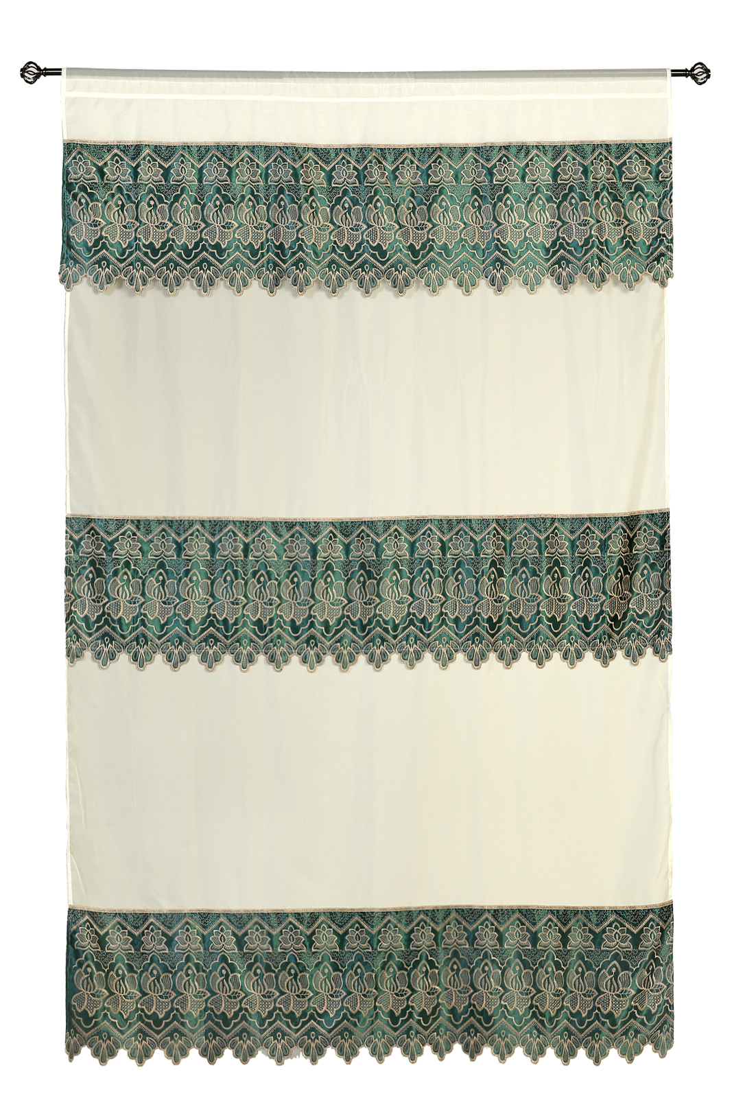 Green Burgundy Pink Beige Room Decor Satin Sheer Window Curtain Drapes 60×90″