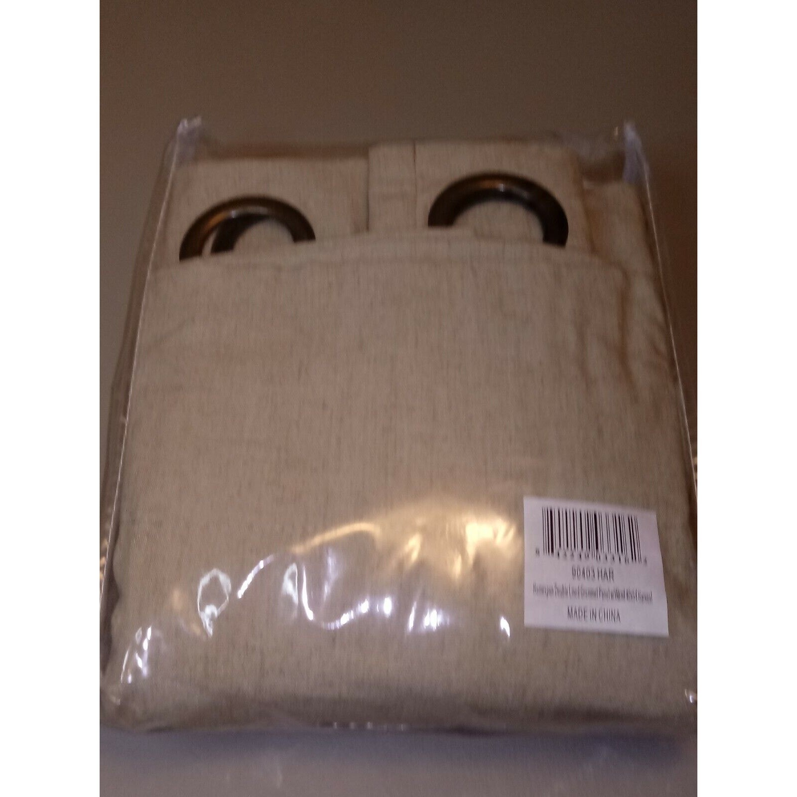 Plow & Hearth Homespun Double Lined Grommet Panel 40×54 Harvest