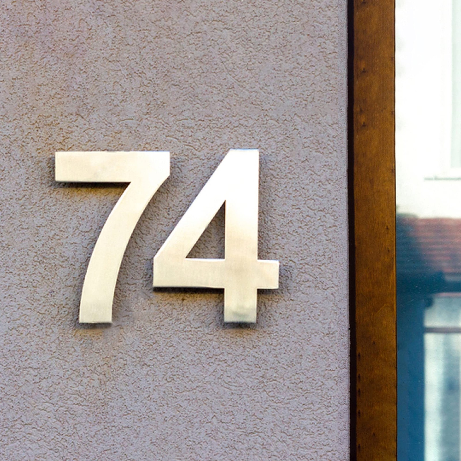 Hasware 304 Stainless Steel Modern House Number Powder Coating Stylish Door