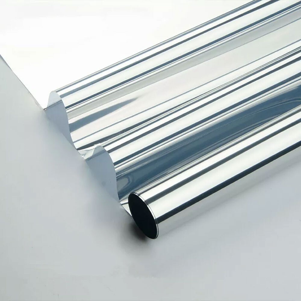 5m One Way Self Adhesive Privacy Window Film Mirror Tint UV Reflective Sun Block