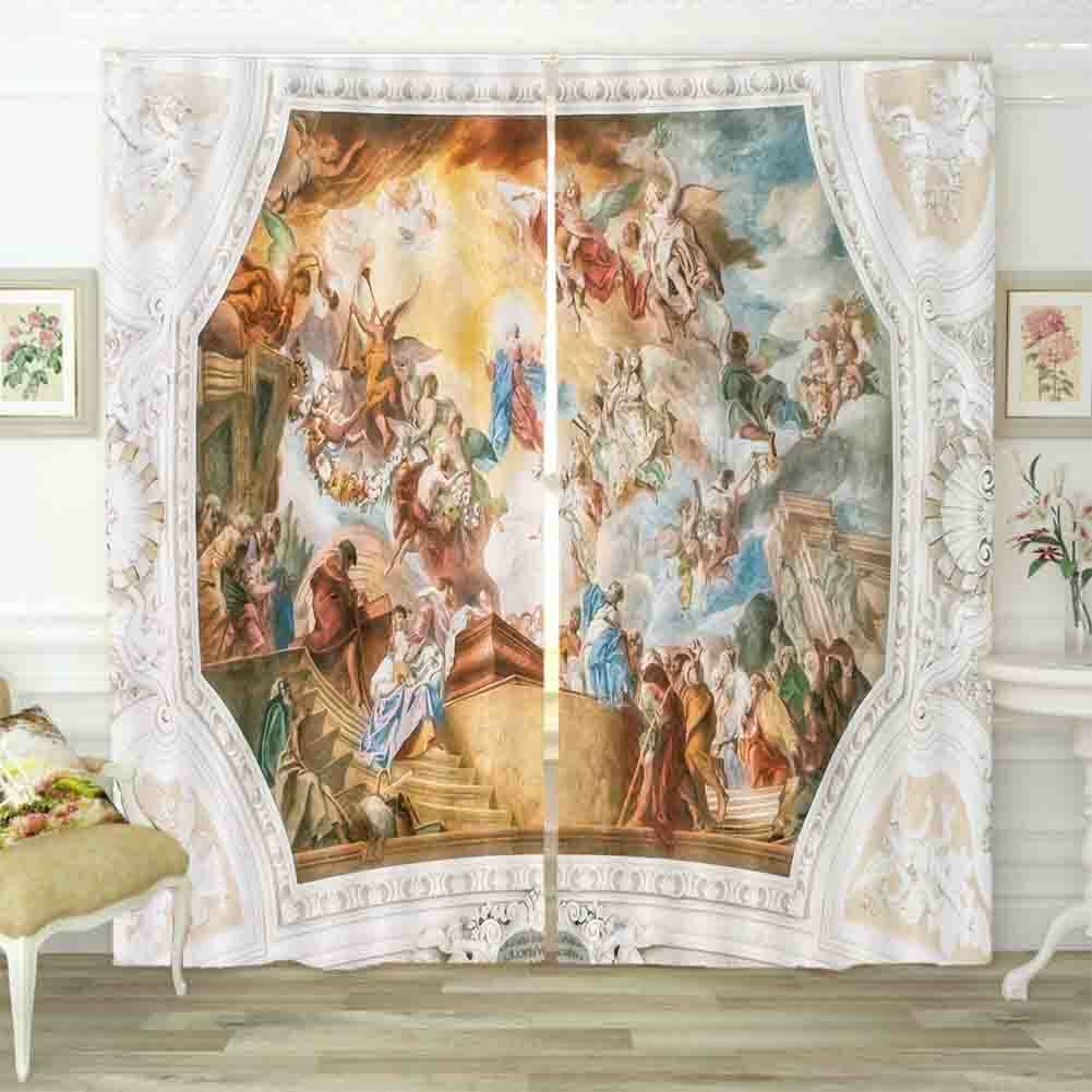 Figure Brown Nice Totem 3D Curtain Blockout Photo Printing Curtains Drape Fabric