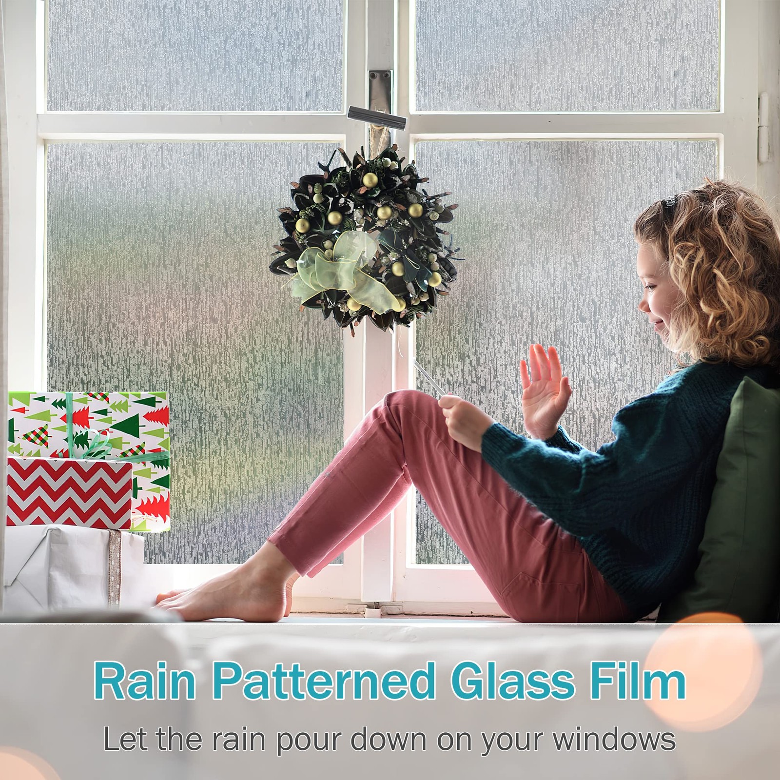 Rain Glass Window Film Privacy Static Window Clings Decorative Glass Sticker …