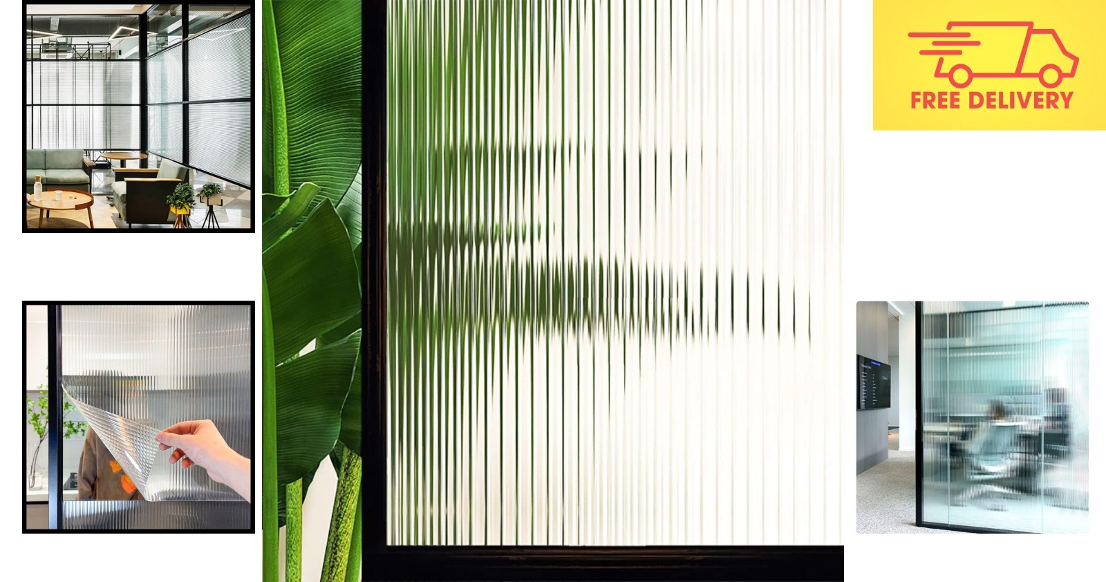 UV Protective Window Glass Film 17.5×78.7 Inch – Easy Install Privacy Solution
