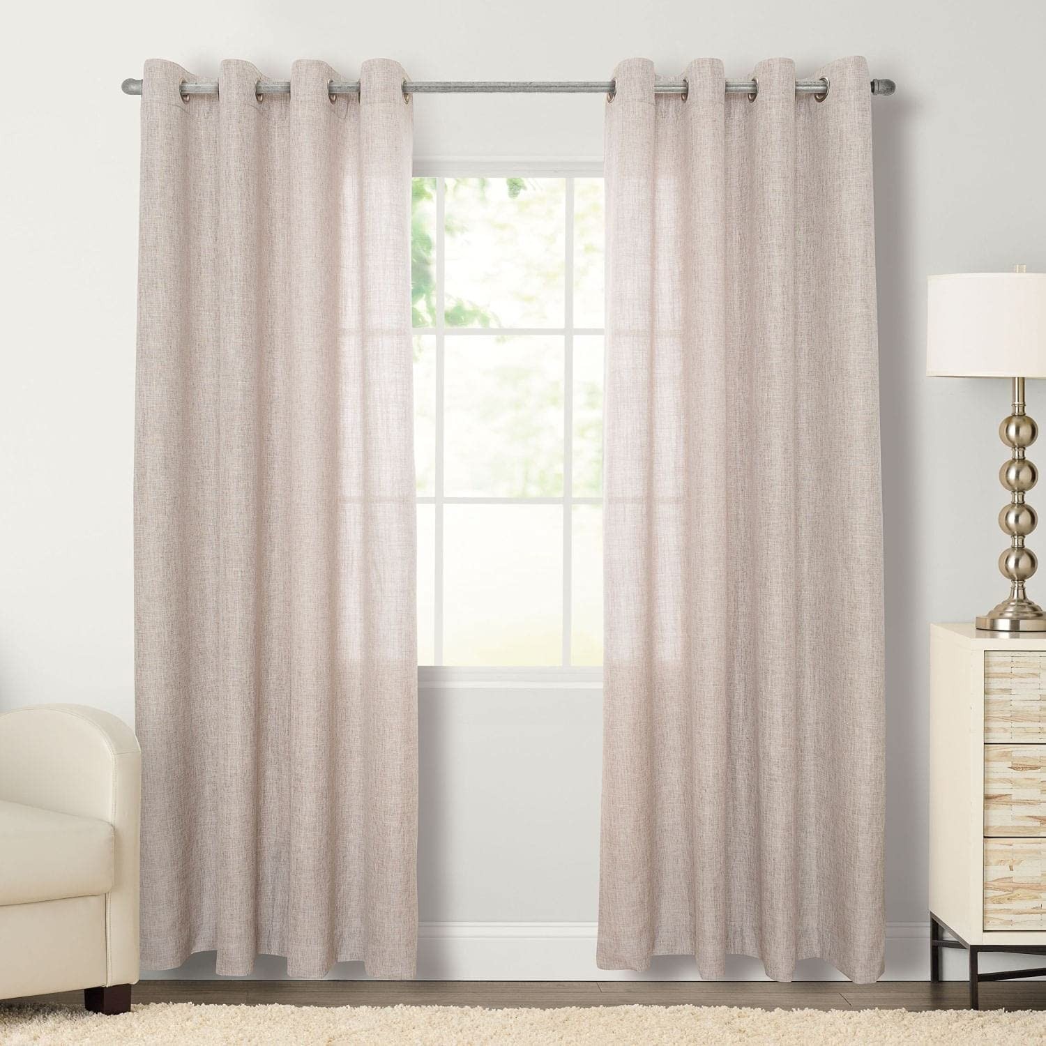 Miller Layton Grommeted Window Curtain Panel 50 x 95 95 Inches