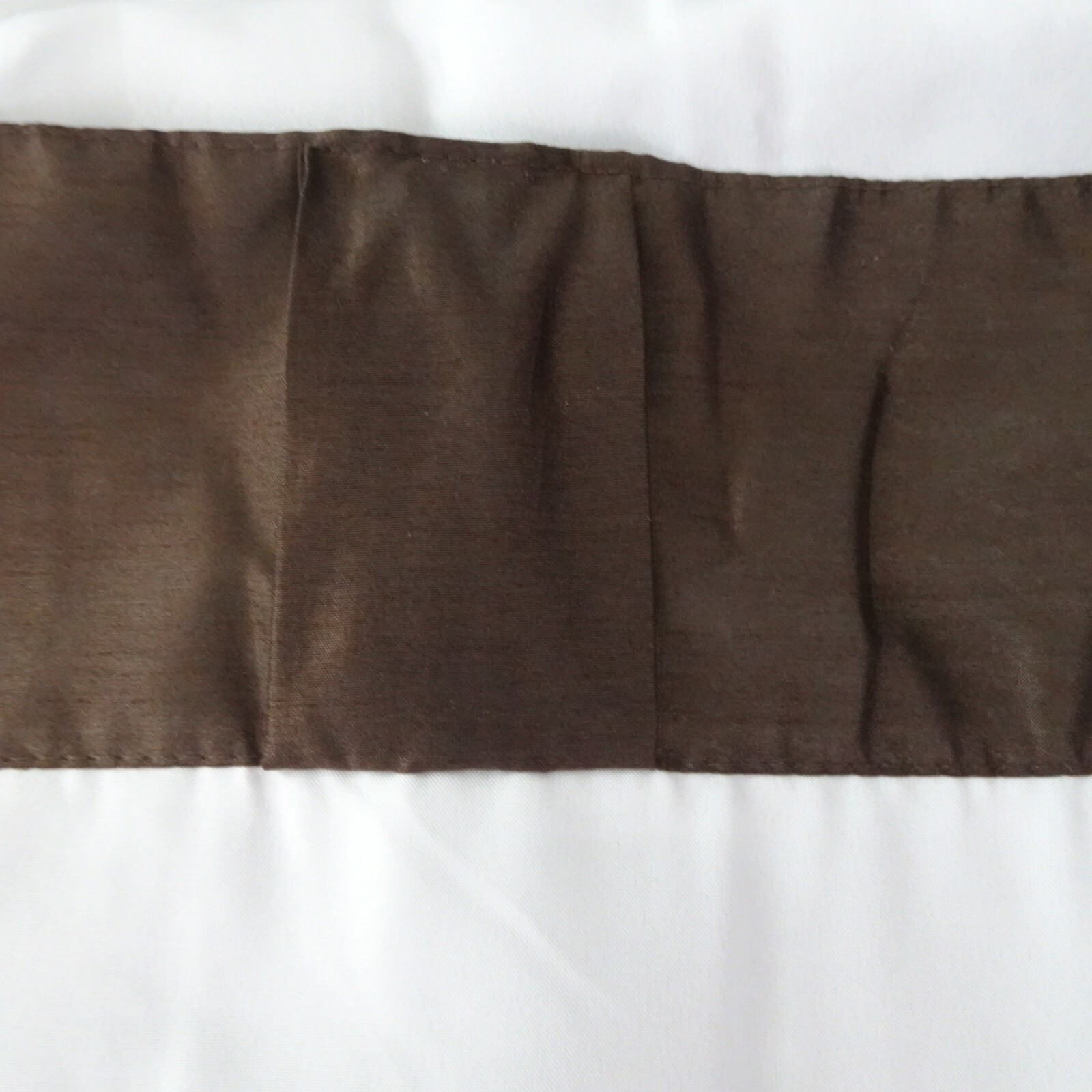 Drapery Set Long Brown Lined TWO Panels 50 x 108″ Rod Pocket Drapes Curtains