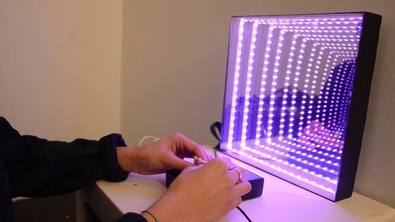 Two Way Infinity Mirror Film/Tint 12″x6′ DIY Professional Grade Magic mirror