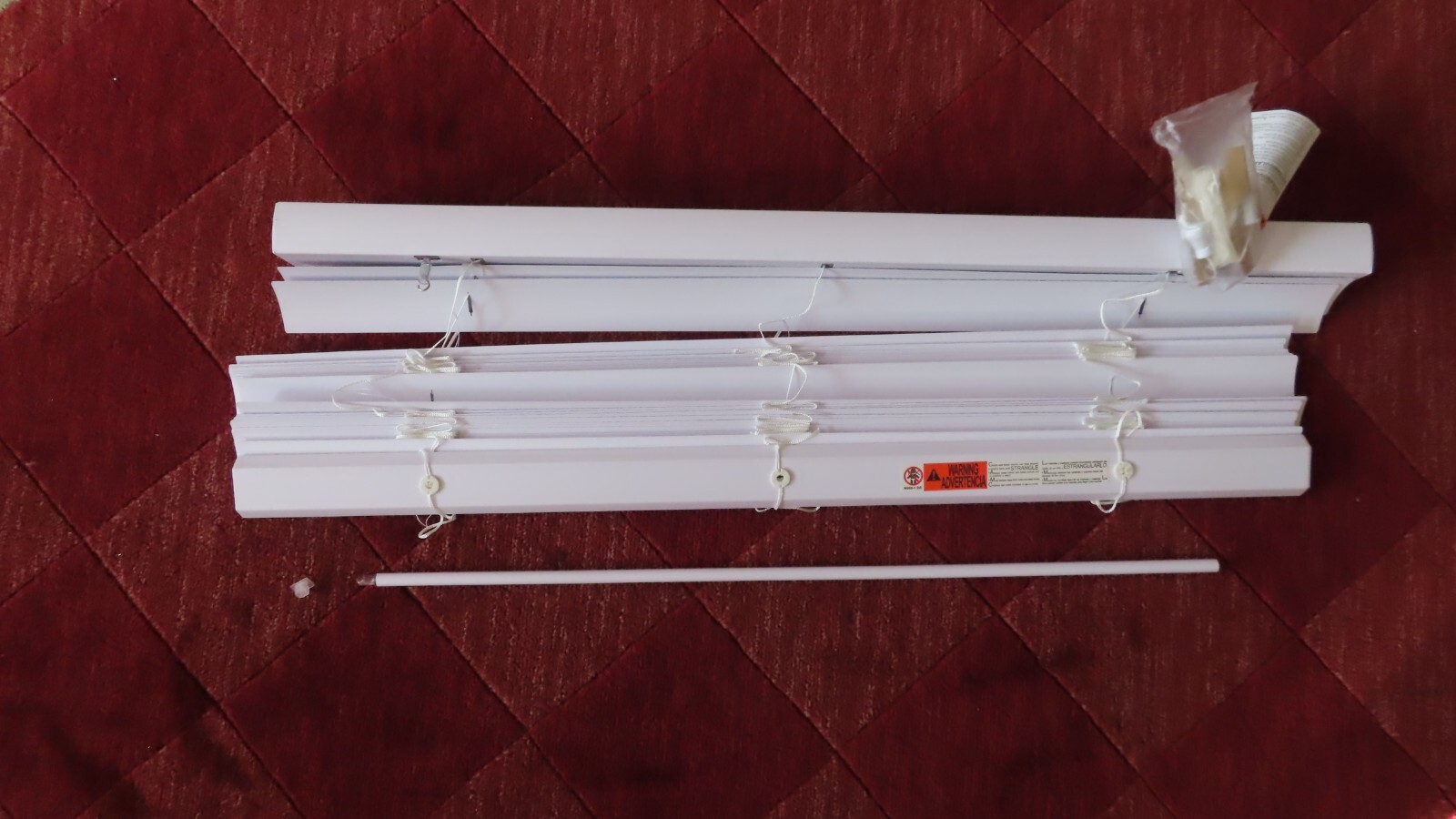 White Room Darkening Vinyl Blind 34″x64″ Richfield Studio